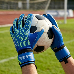 Wholesale High <b>grip</b> football gloves Professional goalkeeper gloves Custom design for USA market goalkeeper gloves - Product Image 4