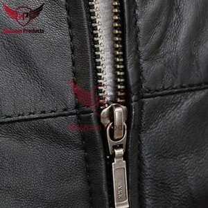 <b>Mens</b> Real Black Leather <b>Jacket</b> Slim Fit Casual Cowhide Classic Coat Shirt Collar Custom Classic Fashion Outerwear Winter New - Product Image 4