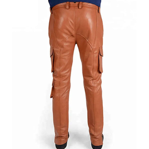 2026 Best Selling Customized Logo Leather <b>Men's</b> Pant High Quality Breathable OEM Service Custom Made Wholesale Rate Best Design - Product Image 2