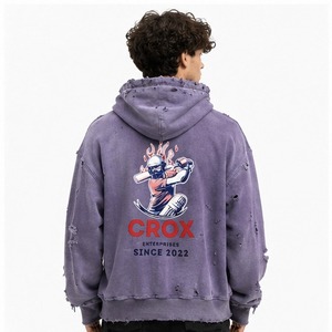 เสื้อฮู้ดดี้ยูนิเซ็กซ์สไตล์วินเทจทรงโอเวอร์ไซส์ ดีไซน์เท่ห์ ใส่สบาย พรีเมียม ผ้าฝ้าย 100% กันลมหนาว ซับเหงื่อเร็ว - Product Image 6