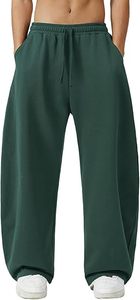 Pantalones Deportivos Holgados Premium para Hombre, Joggers de Felpa Oversize, Pierna Ancha, Corte Relajado, Estilo Urbano - Product Image 2
