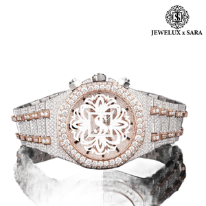 Reloj de Lujo Personalizado con Diamantes Moissanite Estilo Hip Hop, Reloj de Pulsera de Moda para Regalos Promocionales, Colecciones de Marca y Venta al por Menor - Product Image 1