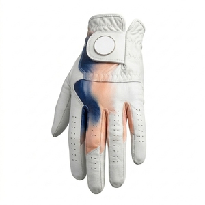 Gant de golf en cuir Cabretta personnalisé pour la main gauche, adhérence supérieure, logo personnalisé, OEM, ODM, fournisseur d'usine en gros - Product Image 2