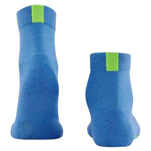 Chaussettes ras du cou pour femme, bleu uni, tricotées, coupe classique, écologiques, motif automne, volants, usage quotidien, intérieur, en coton - Product Image 5