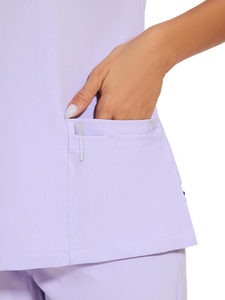 OEM Top Quality Nurse <b>Scrub</b> Breathable Comfortable Medical Hospital Uniform <b>Sets</b> for Unisex Best <b>Scrub</b> <b>Set</b> Medical Uniform - Product Image 5