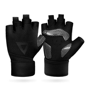 Guantes de Ciclismo Personalizables de Medio Dedo, Transpirables, de Spandex, Fibra de Cobre, Diseño de Silicona, Antideslizantes, para Deportes al Aire Libre - Product Image 1