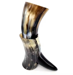Corne de buffle noire vintage artisanale, thème Viking Thor Dark World, pour barman, accessoire de bar écologique, support CRAFT - Product Image 6