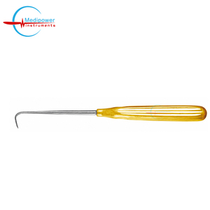 Élévateur de palais cleft Blair à angle droit 20 cm avec poignée plaquée or, instrument chirurgical manuel - Instruments de chirurgie plastique - Product Image 4