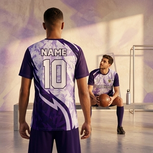 Conjunto de Uniforme de Fútbol Personalizado para Hombre, Uniforme de Equipo, Venta al Por Mayor, Conjunto de Camiseta y Pantalones Cortos de Fútbol Personalizados - Product Image 4