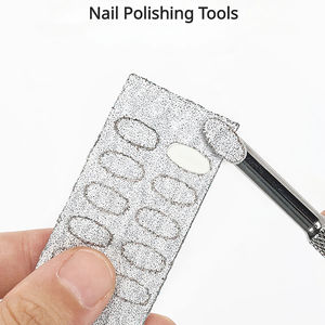 Empujador de Cutículas de Acero Inoxidable, Limas Autoadhesivas para Pulir Uñas, Herramienta de Tratamiento de Manicura - Product Image 5