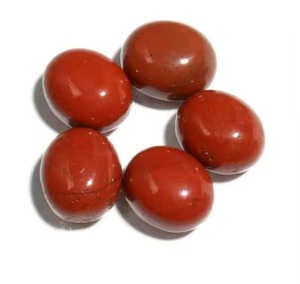 Compre Jaspe Rojo Natural en Forma Ovalada, Cabujón Calibrado de Base Plana para la Fabricación de Joyas por Alif Crystal and Agate - Product Image 3