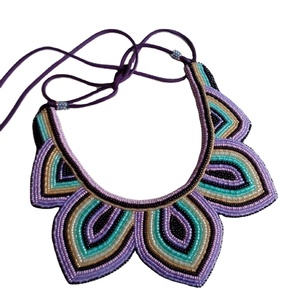 CRYSTAL CRAFT Fashion Bohemia Africa Jewelry Three-Piece Multi-Layer Necklace Earrings Bracelet <b>Set</b> Tube <b>Bead</b> - Product Image 1