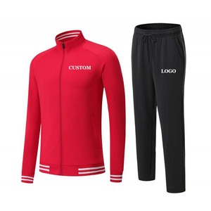 Chándal de Fútbol Personalizado para Invierno, Chaqueta con Cremallera Completa y Pantalones a Juego, Diseño Estilo Equipo, Ecológico, Elástico en Cuatro Direcciones - Product Image 1