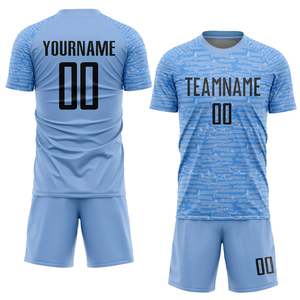 Ensemble de maillots de football pour enfants, design personnalisé pour l'entraînement en équipe, les entraînements et les matchs, impression numérique, uniforme de football - Product Image 3