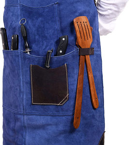 Wholesale Custom Heavy Duty Safety <b>Working</b> <b>Aprons</b> for Welding Premium Quality Heavy Duty Leather Welding <b>Aprons</b> - Product Image 5