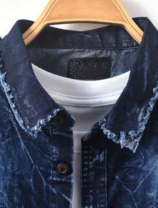 เสื้อเชิ้ตเดนิมผู้ชาย แขนยาว ทรงปกติ ผ้าฝ้าย ใส่สบาย ระบายอากาศดี เหมาะสำหรับฤดูหนาว แฟชั่น ขายส่ง ราคาถูก - Product Image 4