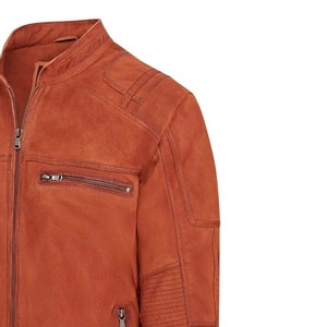 Blouson de motard en cuir véritable sur mesure pour homme – Vêtement d'extérieur élégant pour motard – Fabrication haut de gamme – Service d'échantillonnage disponible - Product Image 4