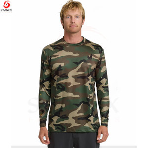<b>Men's</b> Customizable Compression Rush Guard Long Sleeve UPF 50+ UV Protection Quick Dry Breathable Eco-Friendly <b>Swim</b> Surfing <b>Shirt</b> - Product Image 5