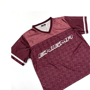 Camiseta de jersey prémium de tela gruesa con hombros caídos, estilo casual oversize, 300GSM, corte holgado, estampado de alta densidad - Product Image 3