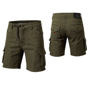 Pantalones Cortos Bávaros Verde Oliva para Hombre Sin Marca, Tradicionales para Oktoberfest, Alpines, Bordados, Ropa Premium para Festivales - Product Image 3