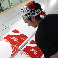 ผ้าเช็ดหน้าพิมพ์แบบกำหนดเองพิมพ์ผ้าพันคอญี่ปุ่นทำในประเทศญี่ปุ่น