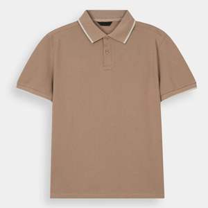 Polo de golf pour homme, personnalisé avec logo OEM, couleur unie, séchage rapide, respirant, en coton imprimé, grandes tailles, vente en gros - Product Image 2
