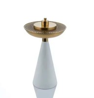 Brûleur à Bakhoor Mabkhara Blanc Moderne, Brûleur d'Encens Oud Arabe en Métal Argenté, Style Dubaï, Décoration de Luxe pour la Maison, Cadeau Ramadan Aïd, Art
