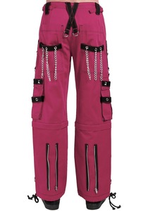 Pantalon Gothique Homme Unisexe Coupe Droite Détail Bretelles Mode Sombre Fabrication Personnalisée - Product Image 4