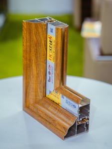 Shalumi โปรไฟล์การอัดขึ้นรูปอลูมิเนียมลายไม้ที่ขายดีที่สุด - Product Image 3
