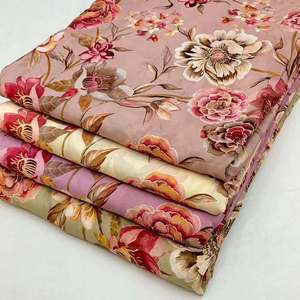 Tissu imprimé numérique de qualité supérieure en polyester, coton, rayonne et mousseline à motifs floraux pour robes, chemisiers et vêtements féminins - Product Image 6