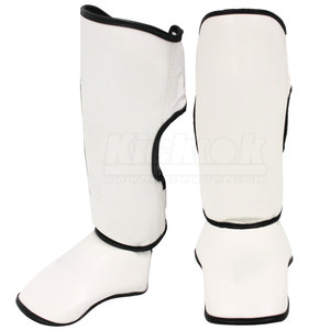 Cheap Price Best Quality Custom Shin Instep PU Leather Breathable Lightweight Professional Protection Foldable Boxing Guards - Product Image 2