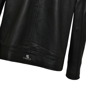 <b>Vintage</b> Genuine Leather <b>Biker</b> <b>Jacket</b> Men Motorcycle Classic Winter Casual Outerwear Premium Streetwear OEM 2026 - Product Image 4