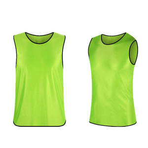 Customized Breathable Lightweight Quick Dry <b>Football</b> Training Vest Soccer <b>Bibs</b> with Screen Printing Best Selling - Product Image 1