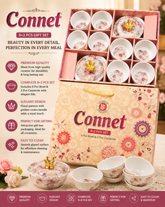 Luxury Summer Ice Cream <b>Gift</b> Set 7-Piece Glass Dessert Cup and Spoon with Printing <b>Pink</b> Textured Bowls for Festive Gifting - Product Image 5