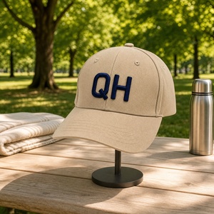 หมวกเบสบอลปักลาย QH แบบ 6 แผง ปรับขนาดได้ 男女兼用 สวมใส่สบาย เหมาะสำหรับฤดูใบไม้ผลิและฤดูร้อน ทำจากเส้นด้ายฝ้าย สำหรับผู้ใหญ่ - Product Image 1