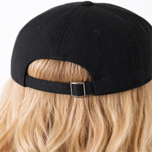 Unisex Baseball <b>Cap</b> Adjustable Strap <b>Plain</b> Cotton Casual Outdoor Hat Soft Comfortable Hair Hole <b>Cap</b> Ponytail <b>Cap</b> Classic Black - Product Image 5