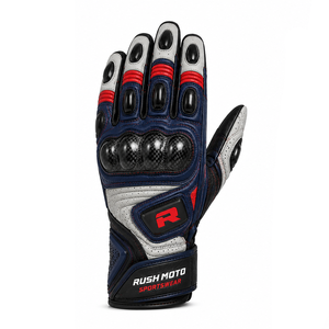 Guantes de Motocicleta de Piel de Oveja Cómodos y a la Moda, Guantes de Motocicleta de Cuero Genuino de la Mejor Calidad, Guantes de Carreras de Nuevo Diseño - Product Image 4