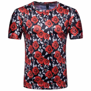 T-shirts pour hommes en polyester 100% de haute qualité, sublimation personnalisée, séchage rapide, respirant, écologique, vente en gros - Product Image 2
