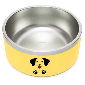 Cuenco alimentador de comida para perros, productos para mascotas de alta calidad, 42oz, 64oz, con revestimiento de polvo, de acero inoxidable, personalizado, con logotipo - Product Image 3