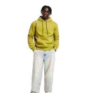 Men Hoodie Cotton Fleece Pullover Sweatshirt Casual Streetwear Hooded <b>Top</b> Custom Apparel Bulk Supply - Product Image 1
