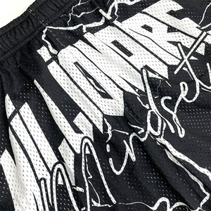 Factory Manufacture Custom Logo Sublimated Men's <b>Mesh</b> Shorts Solid Breathable Quick Dry Plus size Wholesale <b>Mesh</b> Shorts - Product Image 4