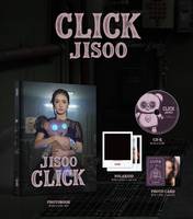 BLACKPINK JISOO Album Single [CLICK] Versi PHOTOBOOK CD Musik Pop Plastik Kertas Bahasa Korea Semua Usia Koleksi BW-154