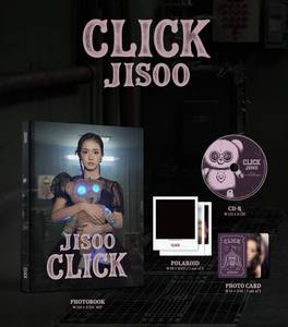 BLACKPINK JISOO Album solo [CLICK] Version Photobook CD de musique pop en plastique et papier, en coréen, pour tous les âges, collection BW-154 - Product Image 2