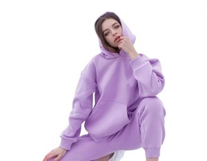Conjunto Deportivo BASRA SPORTS para Mujer, Corte Ajustado, Chaqueta Deportiva con Capucha de Tela Suave, Cierre Completo, Pantalones Jogger para Fitness, Running y Ejercicio - Product Image 1