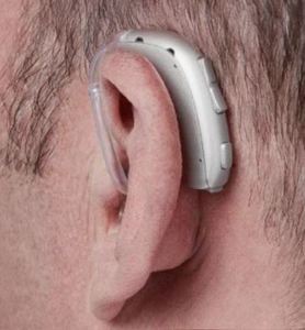 เครื่องช่วยฟังแบบมีบลูทูธ รองรับอาการหูอื้อ รุ่นใหม่ล่าสุด ทรงพลัง Oticon Xceed 2 SP แบบคล้องหู BTE Super - Product Image 2