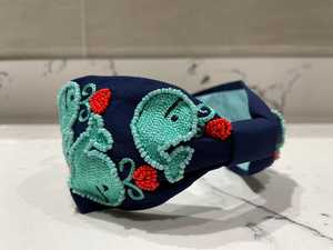 Diadema con cuentas, diseño bordado con cuentas, diadema para mujeres y niñas, diadema con cuentas de moda, diadema nupcial con cuentas - Product Image 3