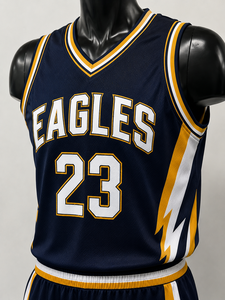 Maillot de basketball personnalisé : Créez vos propres maillots de basketball par sublimation, unisexe, à séchage rapide, respirant, 100 % polyester - Product Image 5