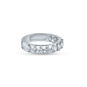 Anillo de Eternidad/Boda de Oro Amarillo de 14K con Diamante Cultivado en Laboratorio de 0.88 Ct, Certificado IGI, Joyería Elegante para Ocasiones Especiales - Product Image 5