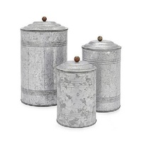 Set Wadah Penyimpanan Gula Teh Kopi 3 Buah Terlaris, Kotak Penyimpanan Untuk Meja Dapur, Set Wadah Dekoratif Dengan Tutup