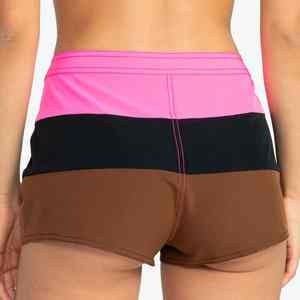 Shorts de Cintura Alta de Moda, Imprescindibles para las Vacaciones, Material Suave y Elástico, Atuendo Cómodo para la Piscina, Shorts de Playa para Mujer - Product Image 3